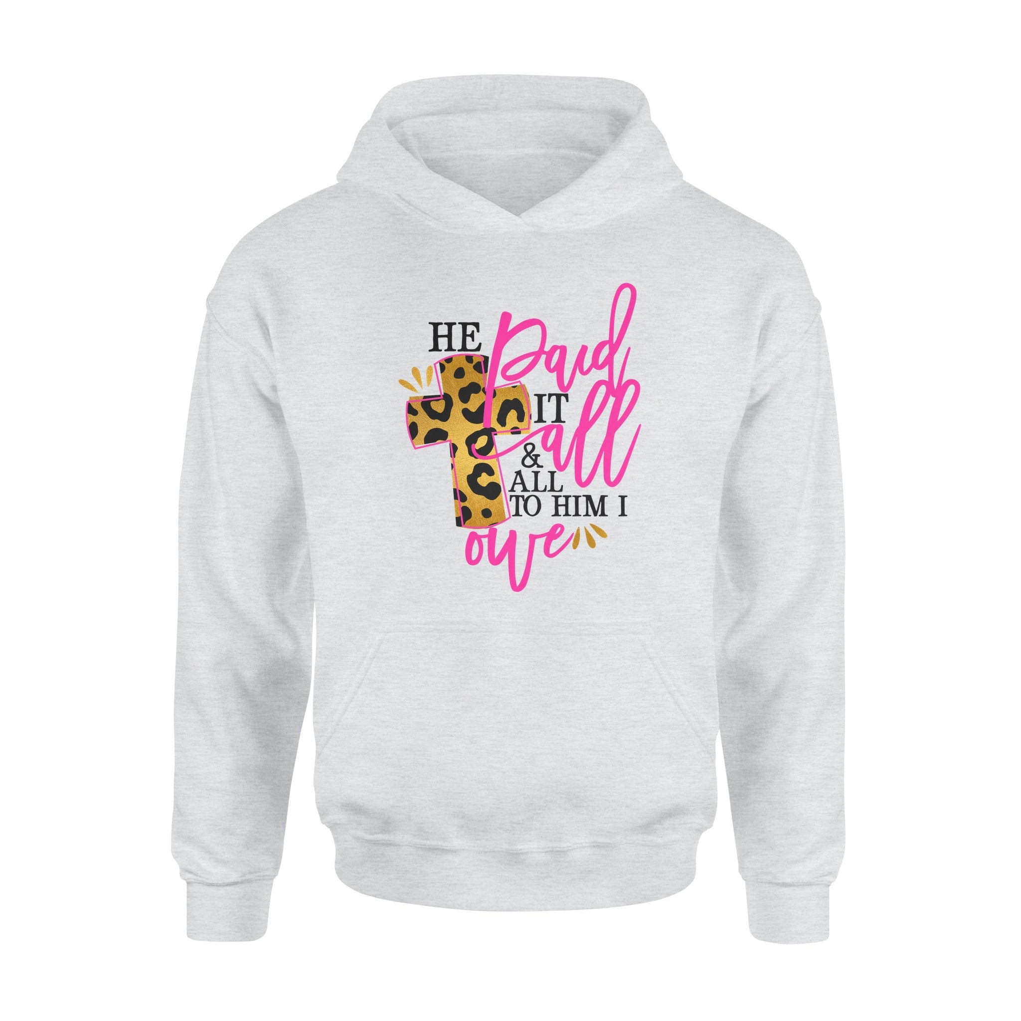 Dng Fashion ‘S He Paid It All – All To Him I Owe Religious Leopard Easter – Standard Hoodie