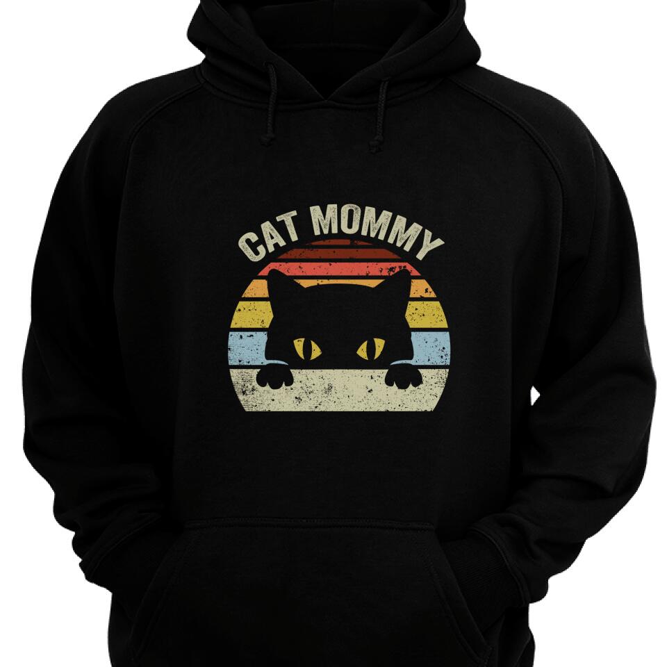 Cat Mommy, Daddy Black Cat Hoodie, Best Gift For Cat Lover – Trending Personalized