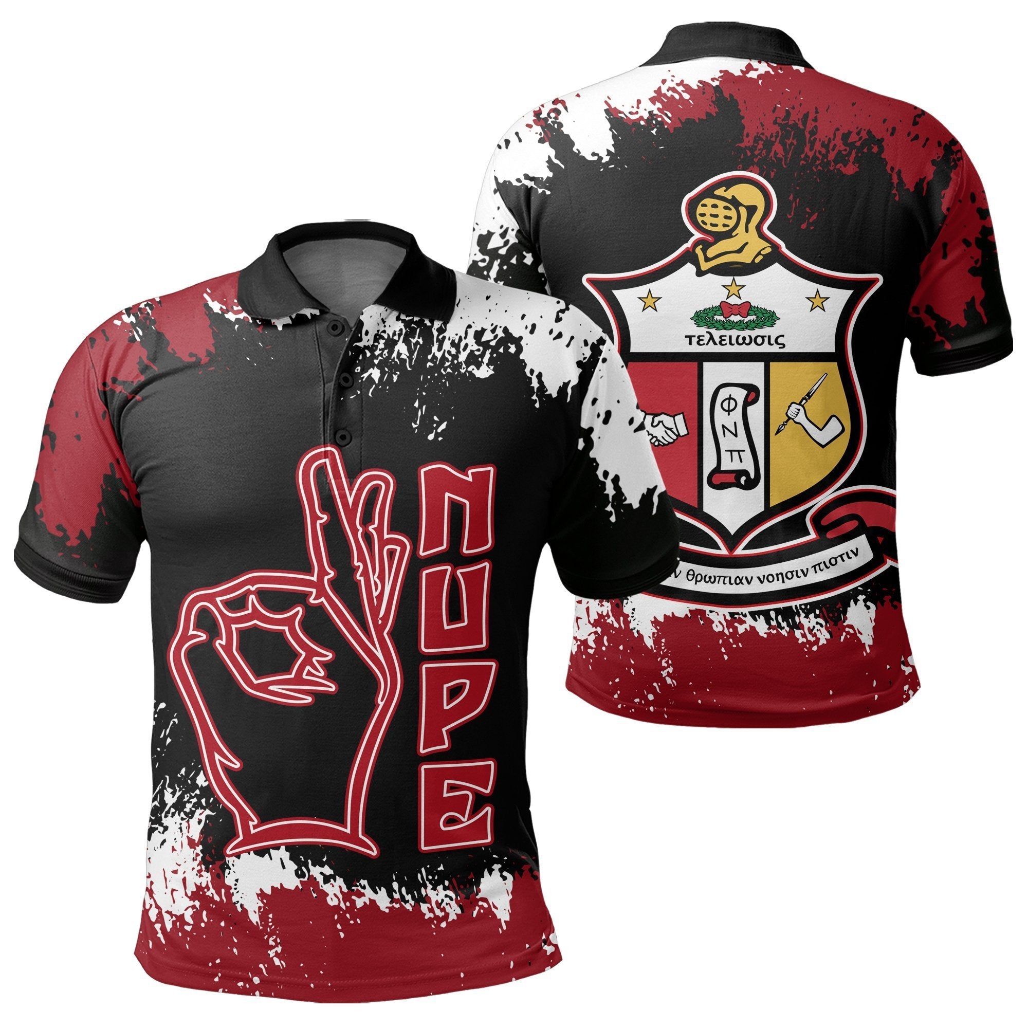 Greek Life Polo – Kappa Alpha Psi Polo Shirt – Face Style