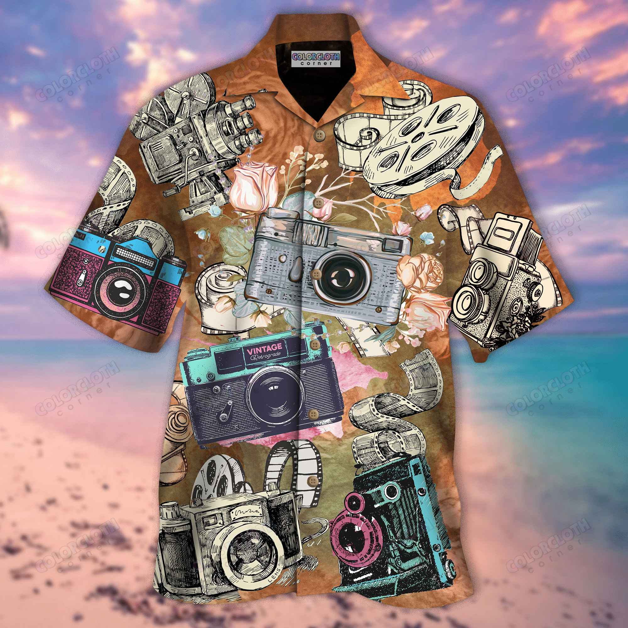 Look At Old Cameras Hawaii Shirt Ha6232