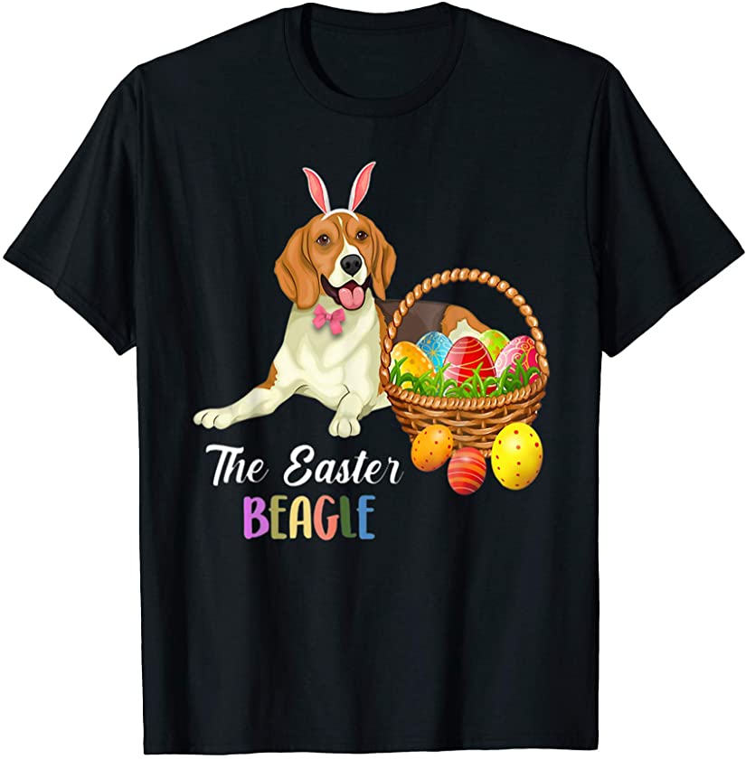 Beagle Dogs Bunny Easter Egg Hunt Happy Easter Day Gifts T-Shirt