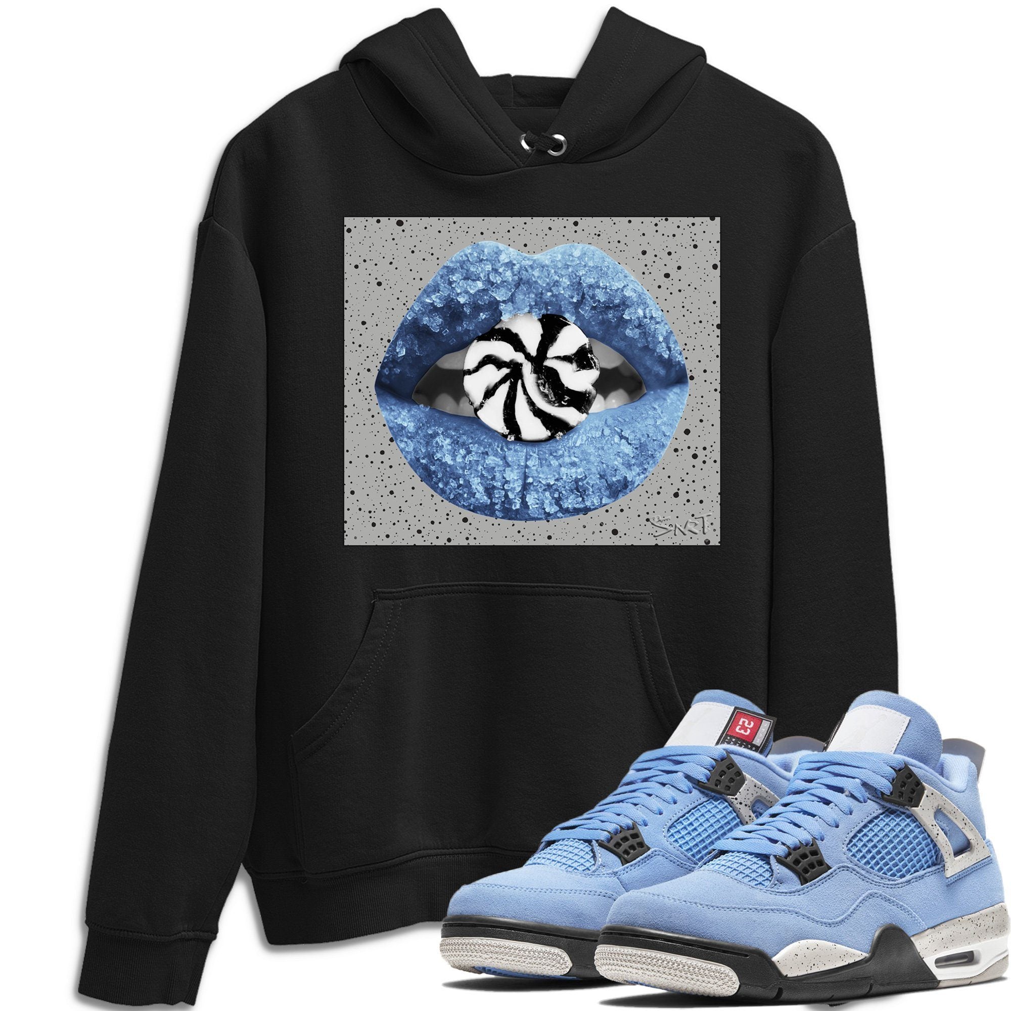 Lips Candy Hoodie – Air Jordan 4 University Blue