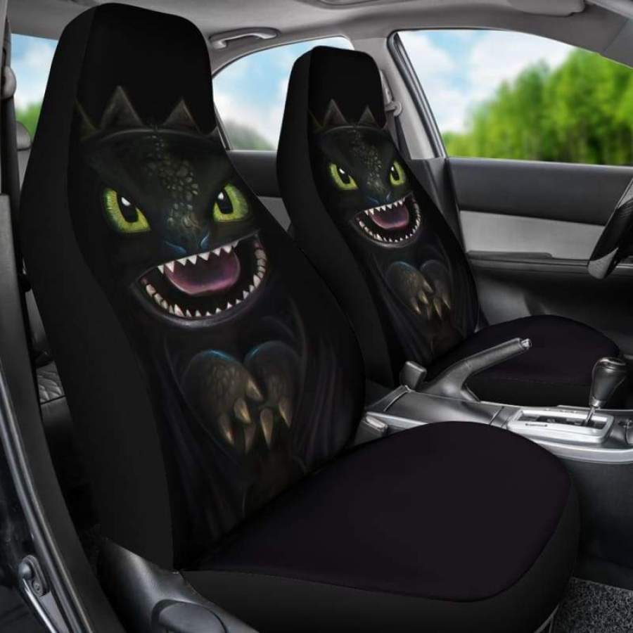 Toothless How To Train Your Dragon Car Seat Covers Fit Fit Apparel