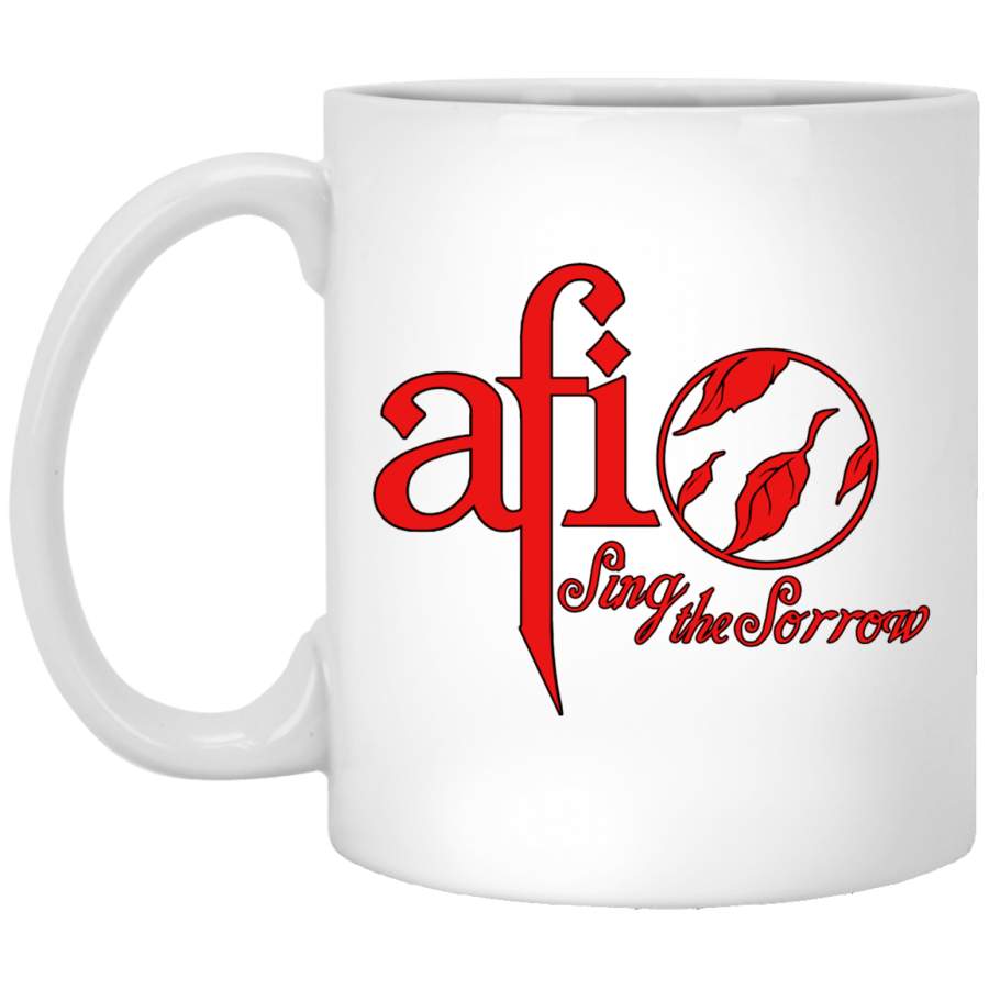 Afi Sing The Sorrow Custom White Mug