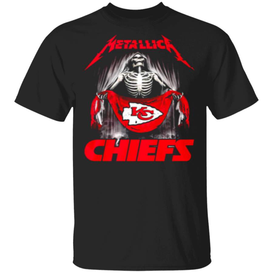 Metallica Kansas City Chiefs T Shirt gift family T-Shirt