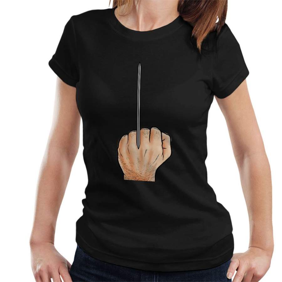 Wolverine Giving The Finger X Men Women’s T-Shirt