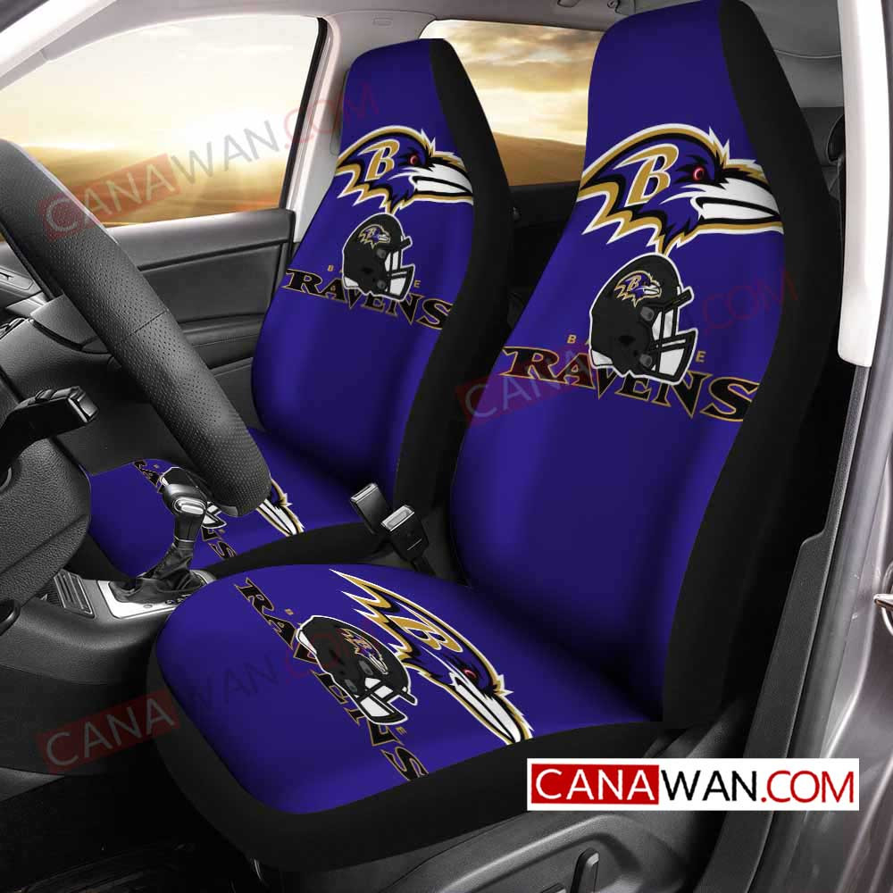 Baltimore Ravens Style133 3D Customized Personalized Car Seat Cover