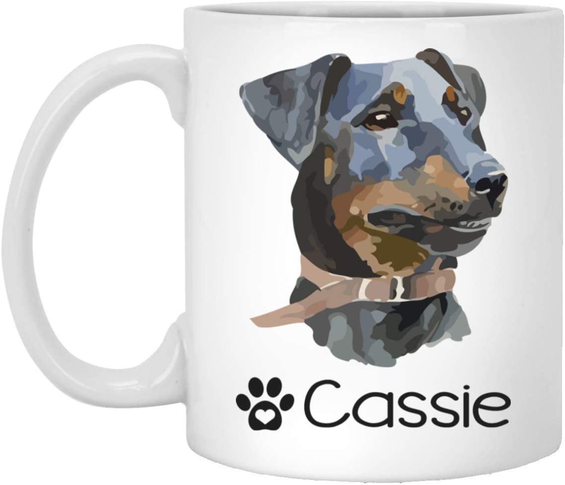 Personalized Jagd Terrier Dog Mug – Pet Owner Gifts For Women – Gifts For Dog Lover – Jagd Terrier Mom Dad Mugs – Dog Cups 15Oz