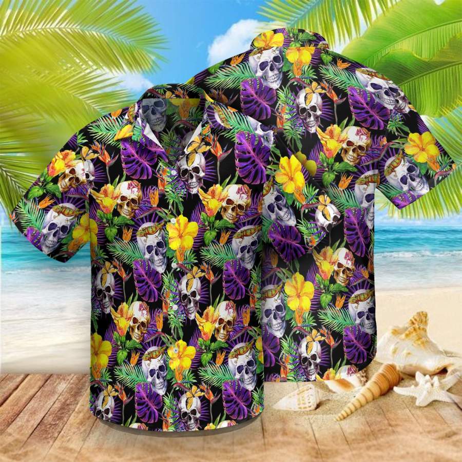 Skull Hawaiian Shirt Ha82973