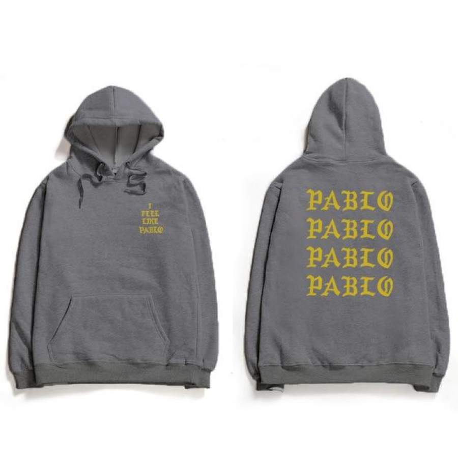 Assc Hip Hop Hoodies Men I Feel Like Pablo Kanye West Streetwear Hoodie Sweatshirts Anti Social Letter Print  Hooded Hoodie Club