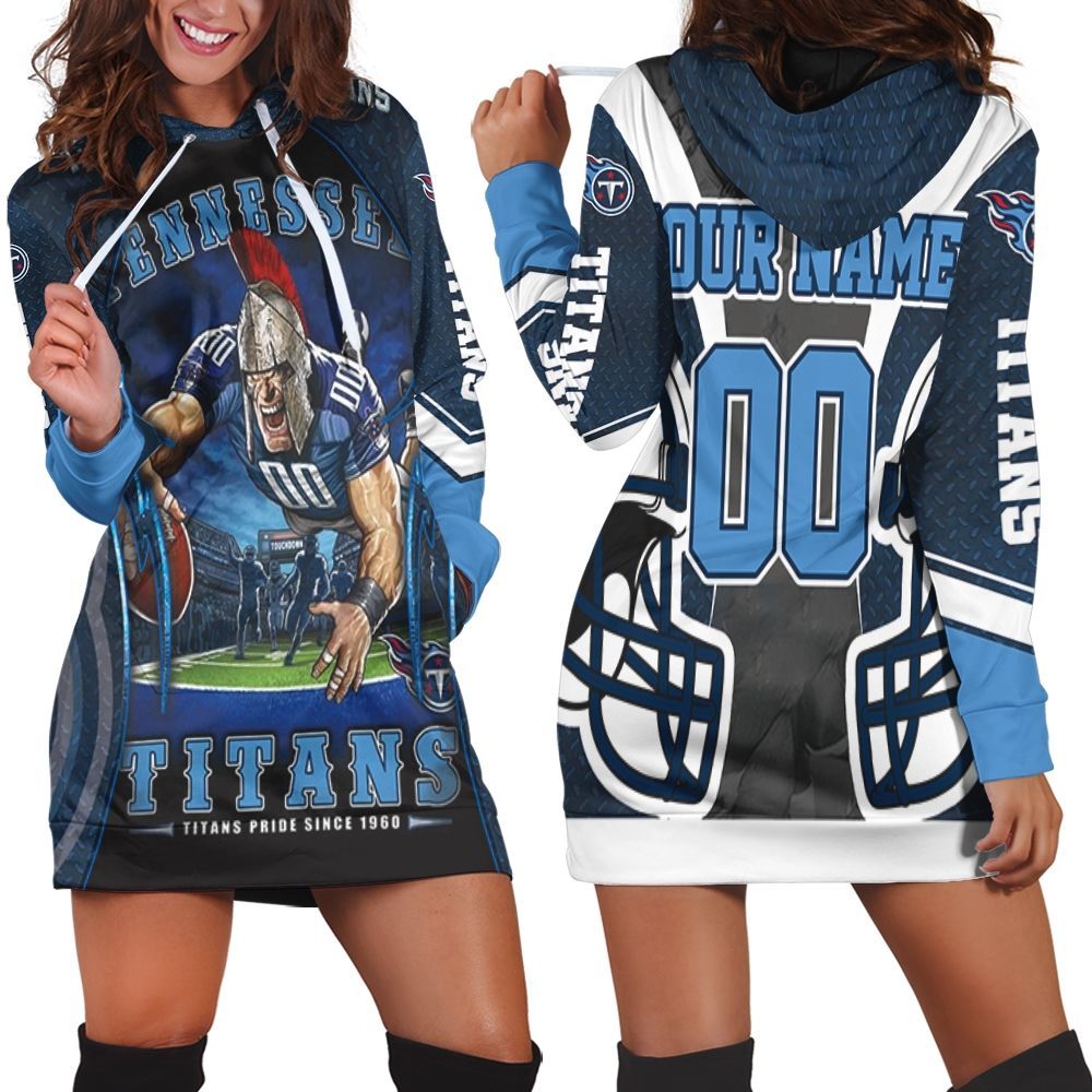 Tennessee Titans Pride Since 1960 AFC South Division Champions Super Bowl 2021 Personalized 3D Hoodie Dress