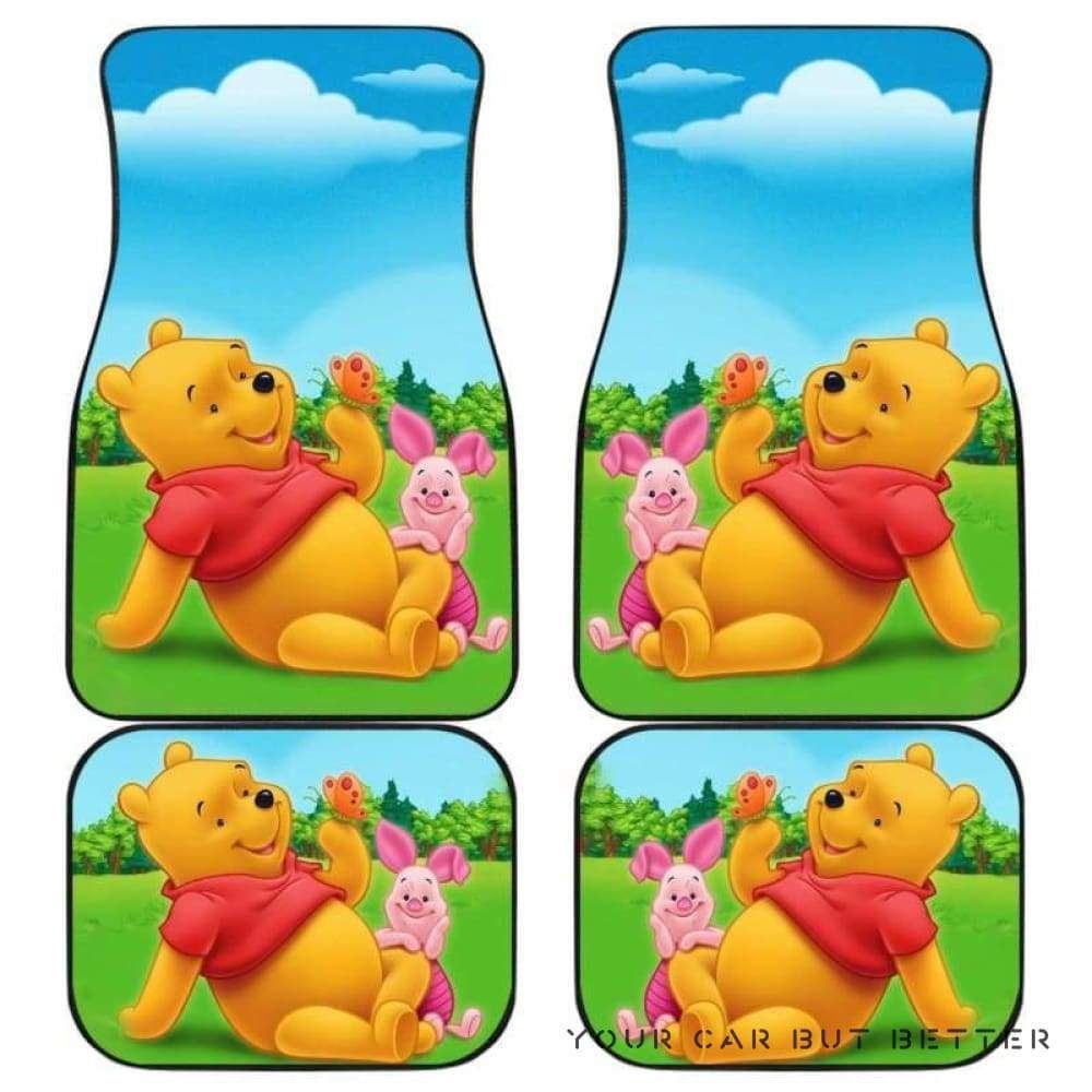 Winnie The Pooh Car Floor Mats 081812 Personalized Car Seat Floor Mat Custom Print V10846