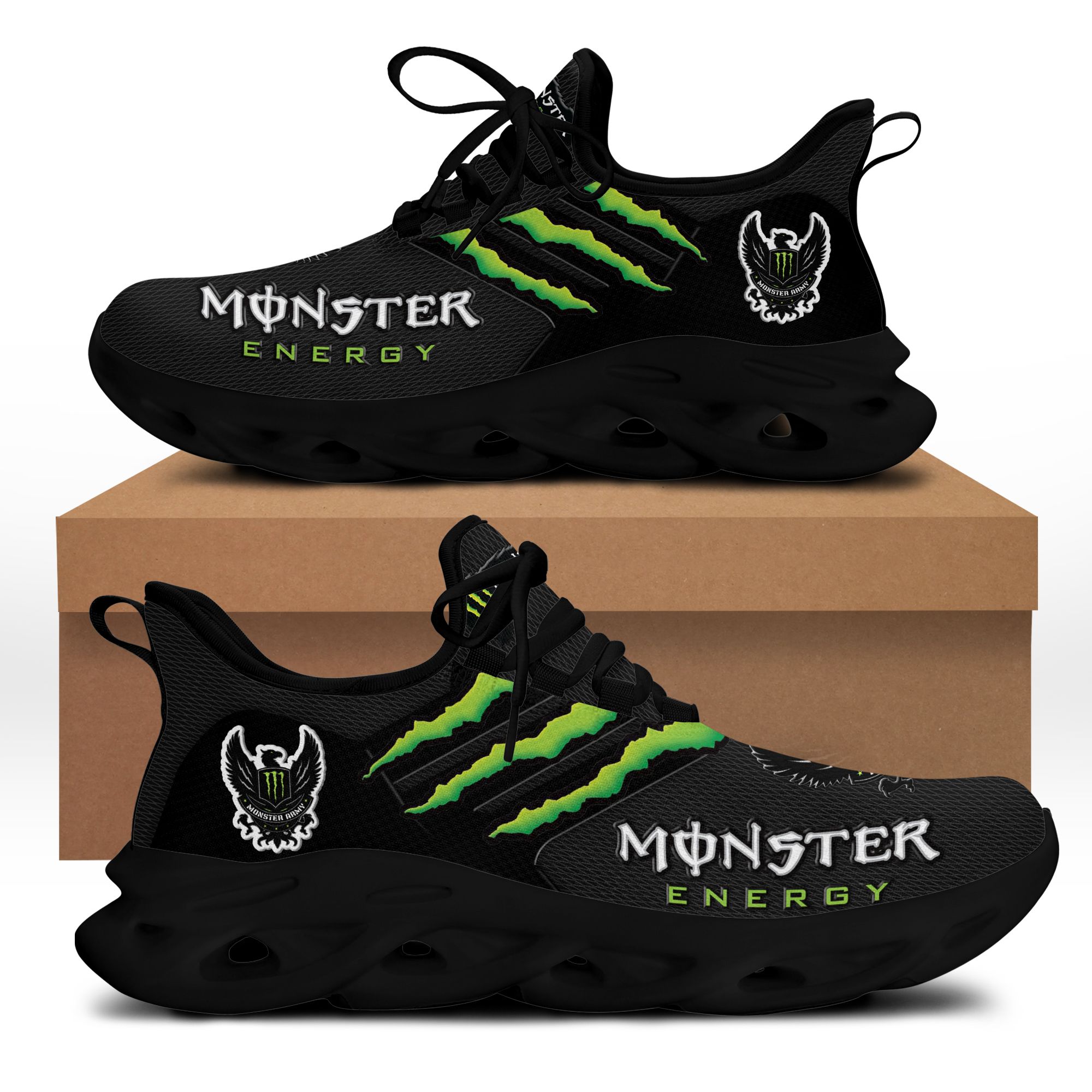 Monster Energy NCT-HT BS Running Shoes Ver 1 (Black)