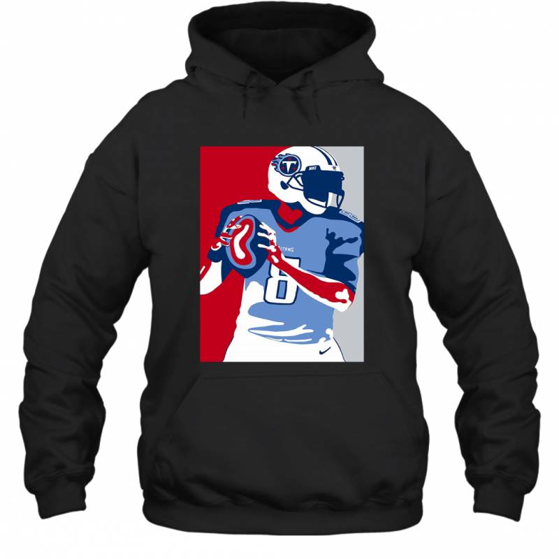 Tennessee Titans Marcus Mariota Portrait Sports Hoodie