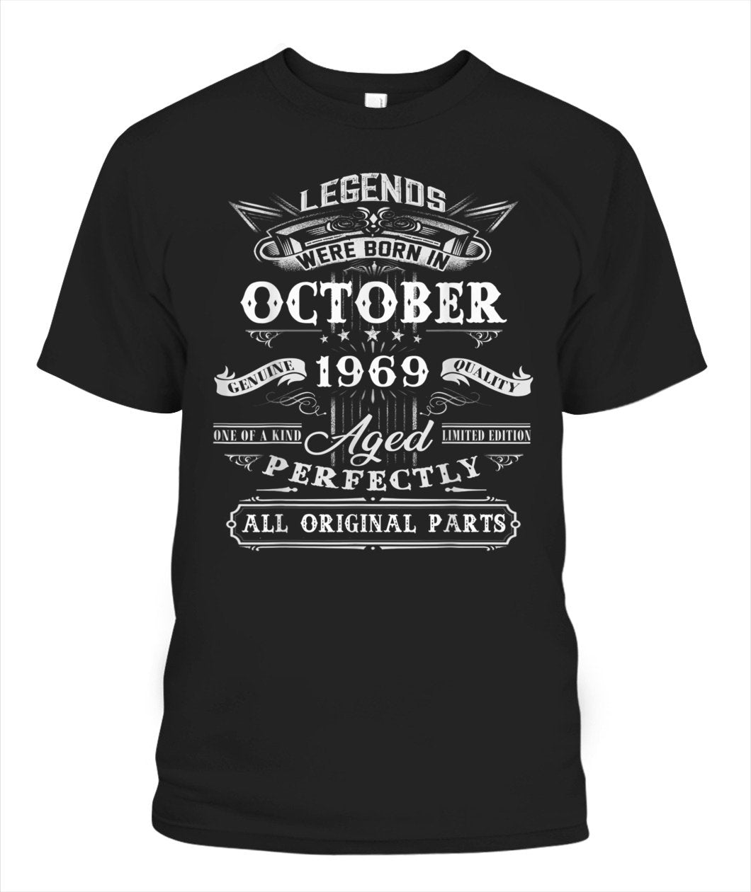 Vintage October 1969 Birthday Customize Any Ideas, Personalized T-shirt, Hoodie Adult, Kid, Unisex