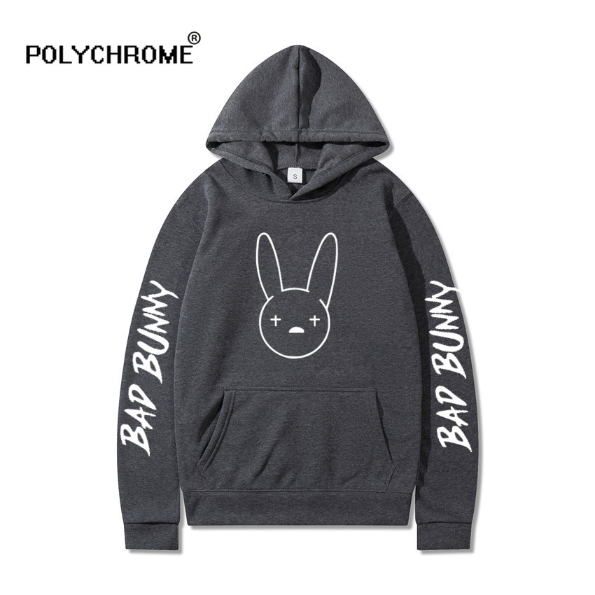 Bad Bunny Hoodies Sweatshirts Men/Womens Casual Fleece Hoodie Male Winter Harajuku Tracksuits Hoody Oversized Clothes Streetwear alx