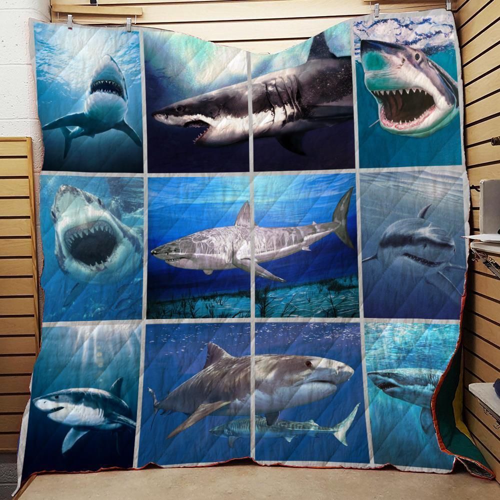 Shark Clh0711352Q Quilt Blanket