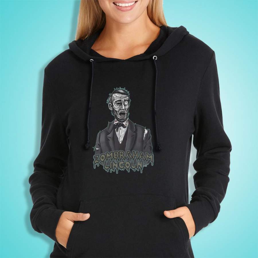 Zombie   Zombraham Lincoln   Abe Lincoln Women’S Hoodie