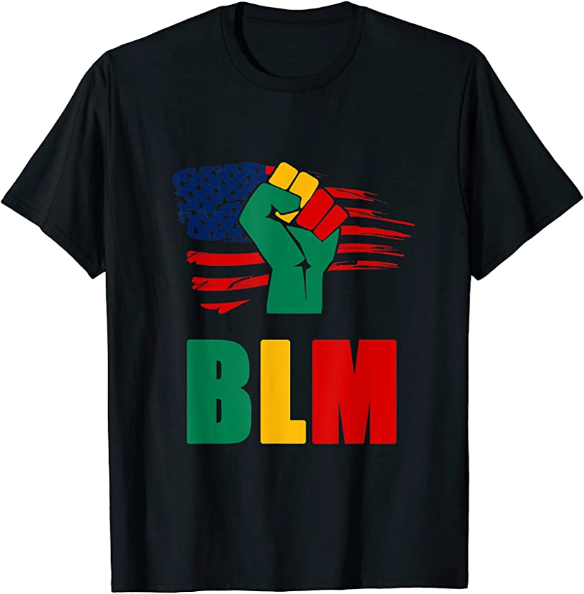 Juneteenth Fist, Black Lives Matter Fist, 4th of July Shirt T-Shirt