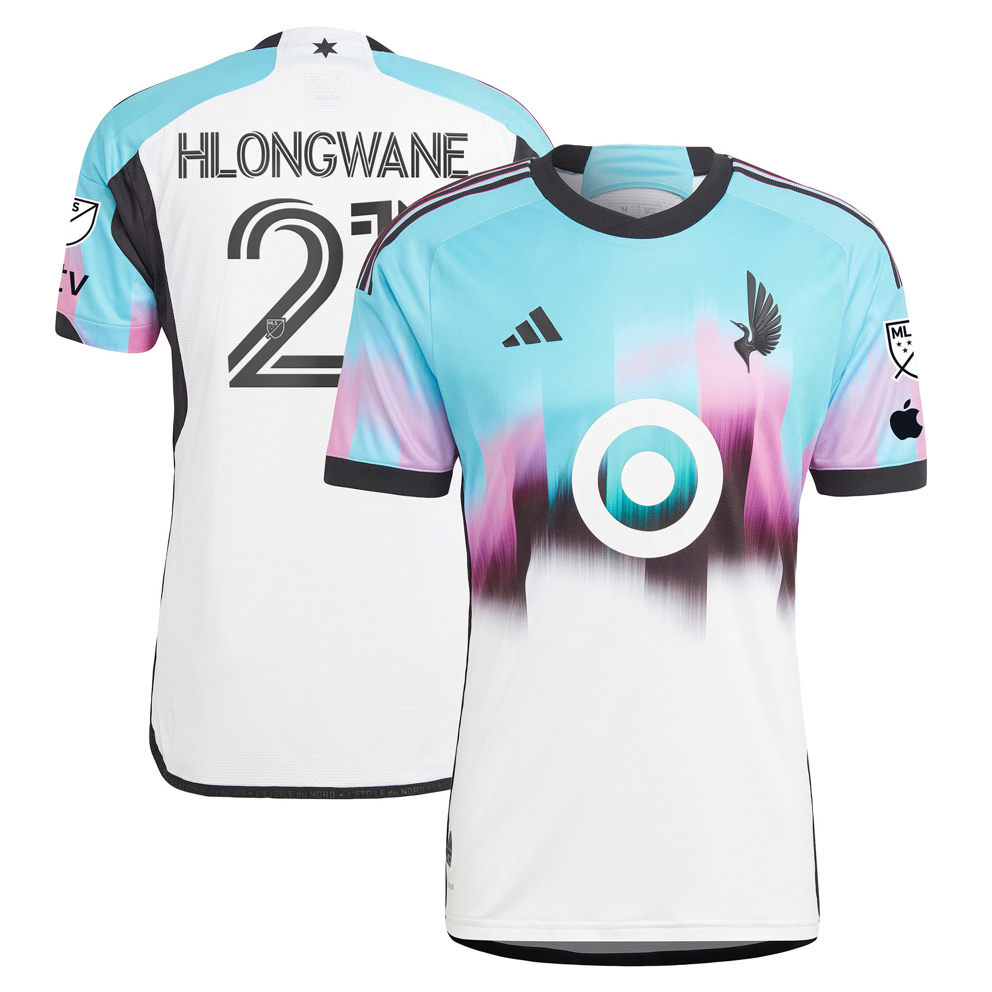 Bongokuhle Hlongwane Minnesota United FC 2023 The Northern Lights Kit Authentic Jersey – White