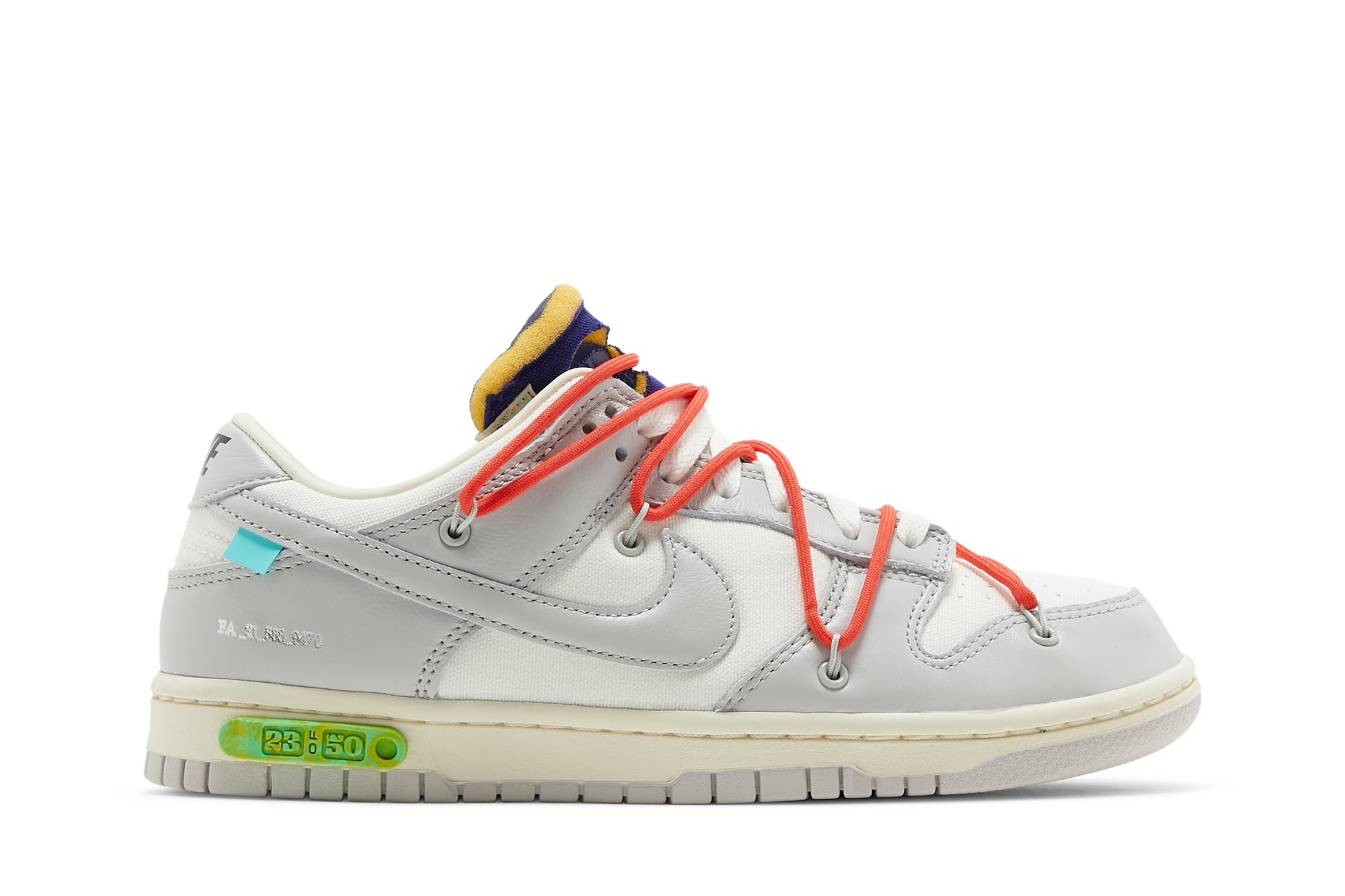 Nike Dunk Low Off-White Lot 23 – Kohlrabis 195240890693