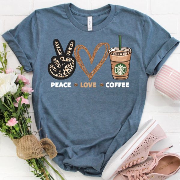 Peace Love Coffee Tee