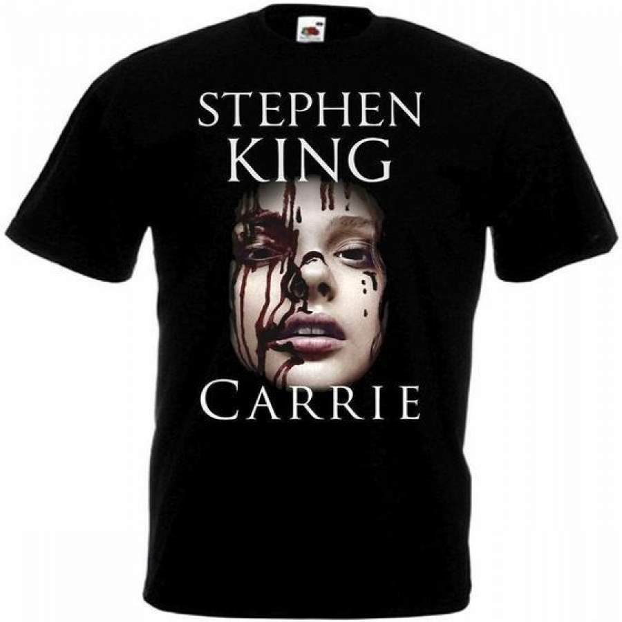 Carrie V.7 Black Horror Movie Poster   T-shirt