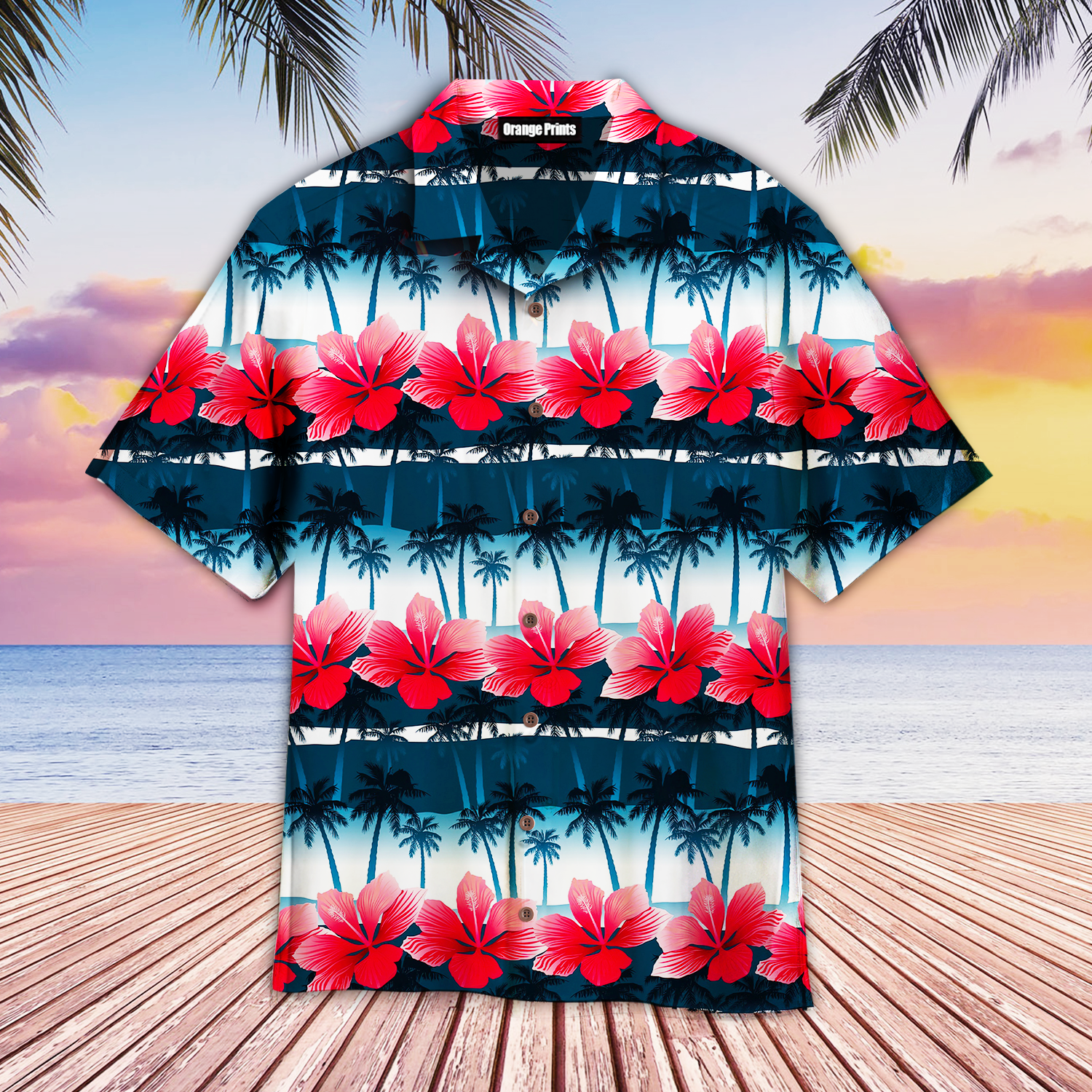 Tropical Hibiscus Flowers Aloha Hawaii Shirts For Men Women Ha41616