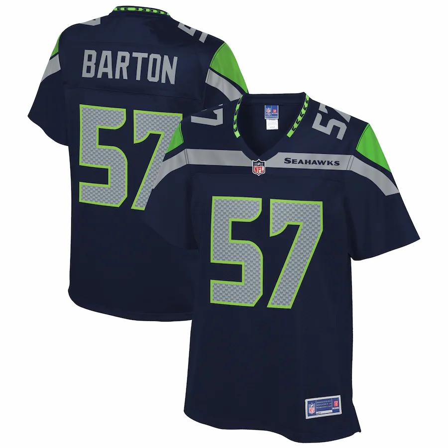 Cody Barton Seattle Seahawks NFL Pro Line Womens Team Player Jersey – College Navy