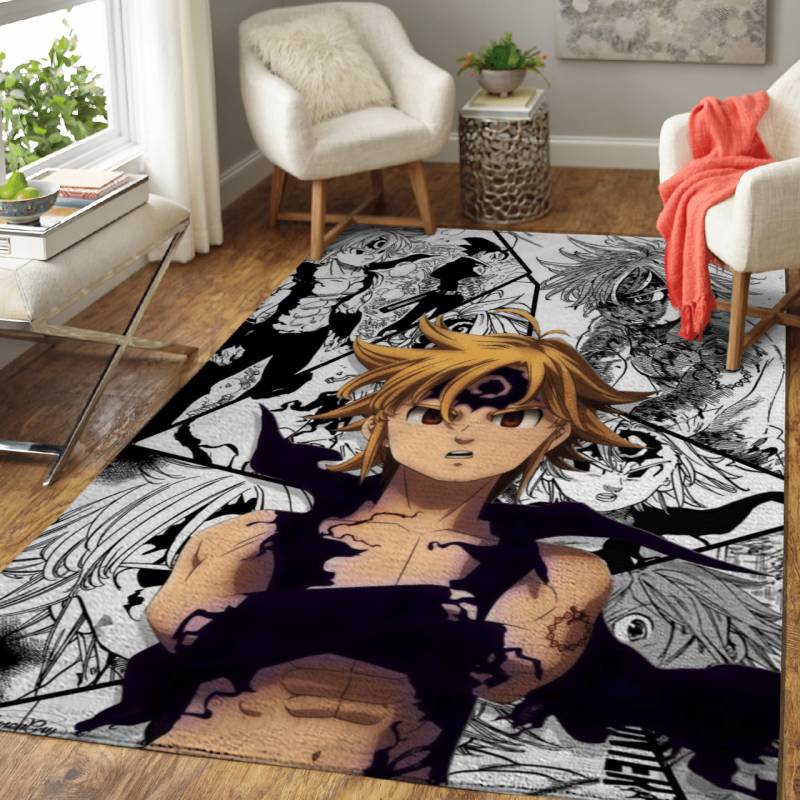 Meliodas Anime Art For Fans Area Rug – Carpet