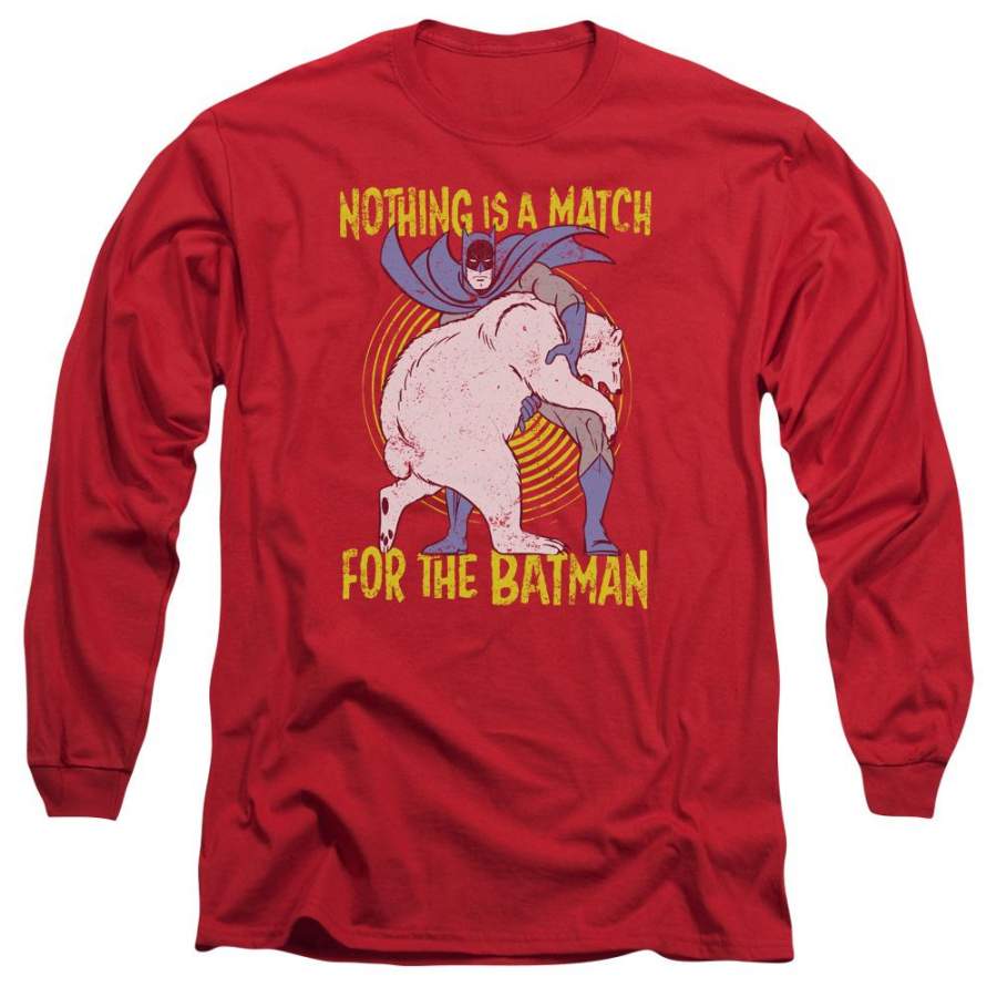 Batman – Bear Wrastling Long Sleeve Adult 18/1