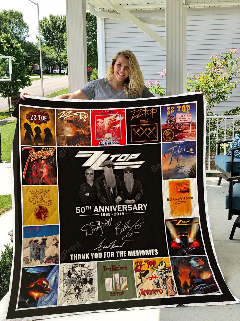 Zz Top Quilt Blanket