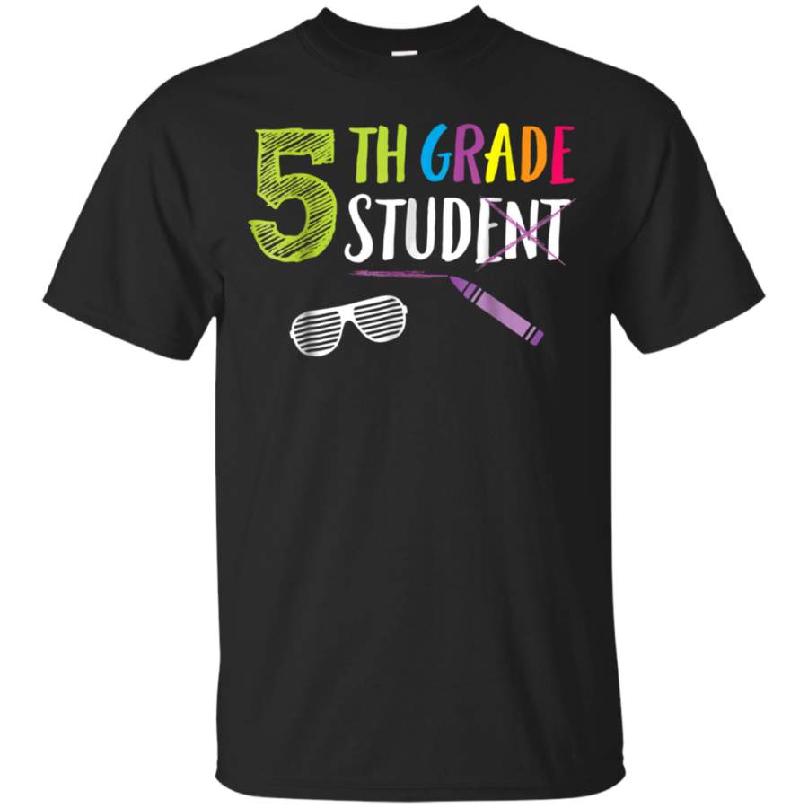 AGR 5th Grade Stud T Shirt School Student First Day Funny Cute