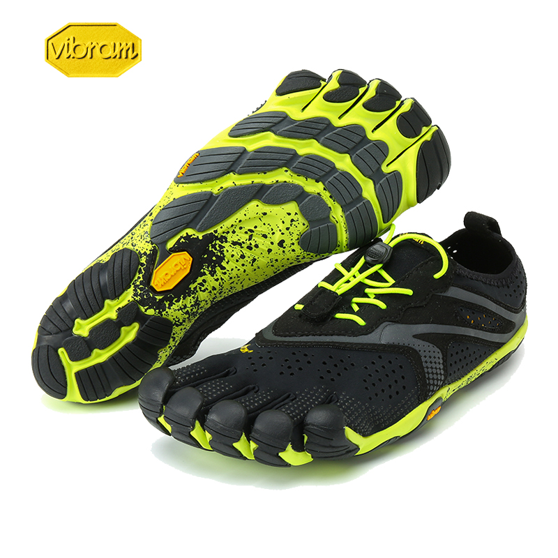 Vibram Fivefingers V-RUN Men’s Outdoor Sports Road Running Shoes Five Fingers Breathable Wear Resistant Five-toed Sneakers alx