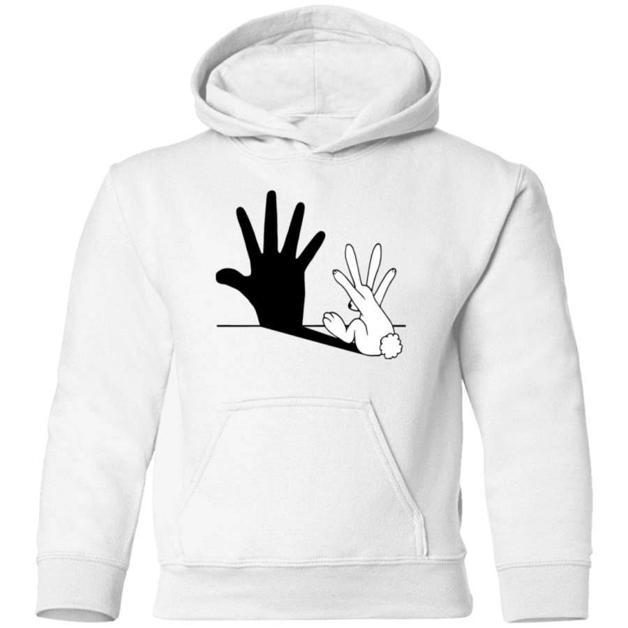 AGR Rabbit Hand Shadow Toddler Pullover Hoodie