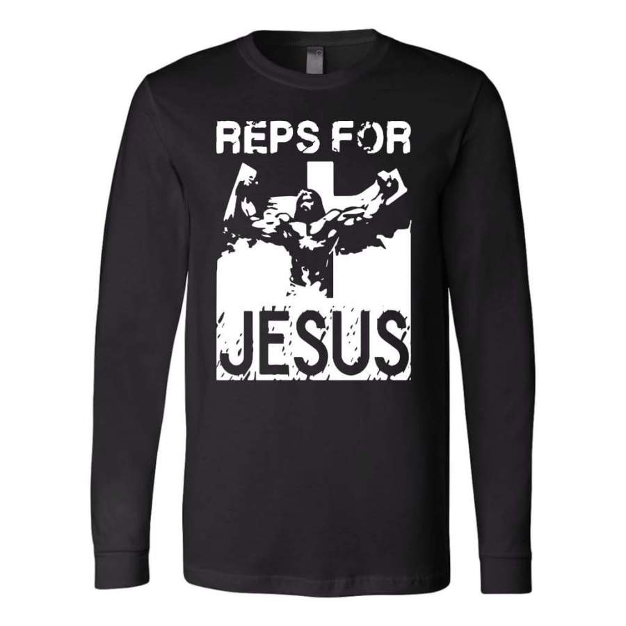 Reps for jesus christian long sleeve t-shirt