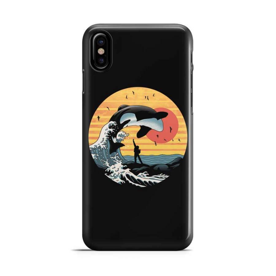 The Great Whale Off Kanagawa – Phone Case