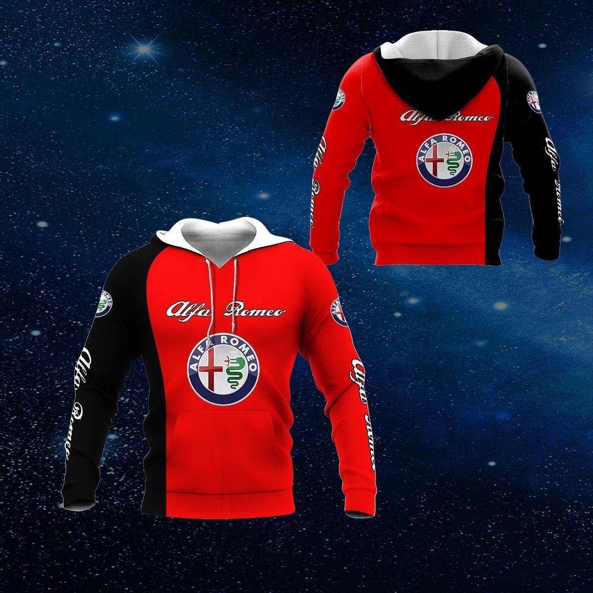 3D All Over Printed Alfa Romeo PVT-VA Shirts Ver 3 (Red)