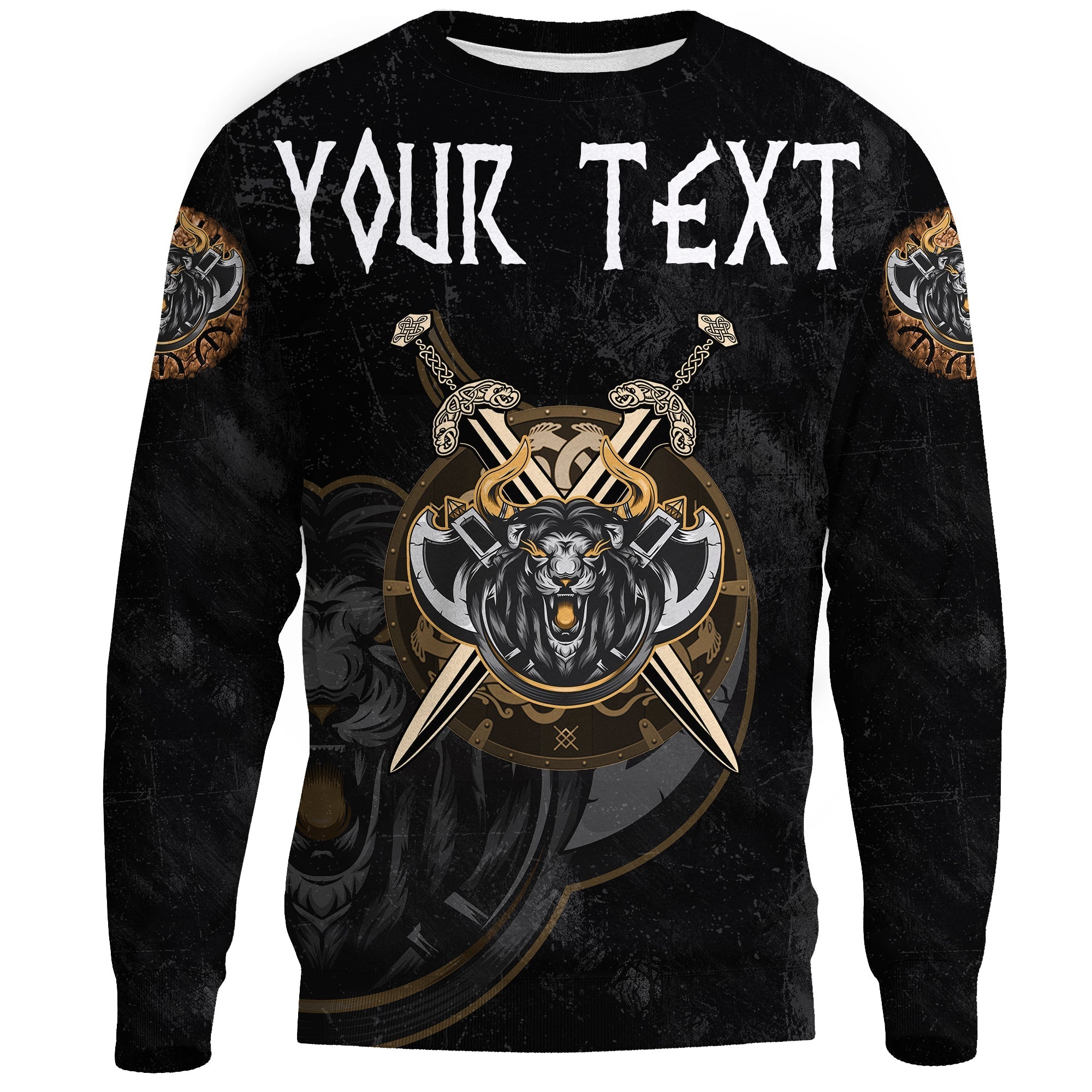 (Custom) Viking Blood Sweatshirts – Viking Lion Rlt12