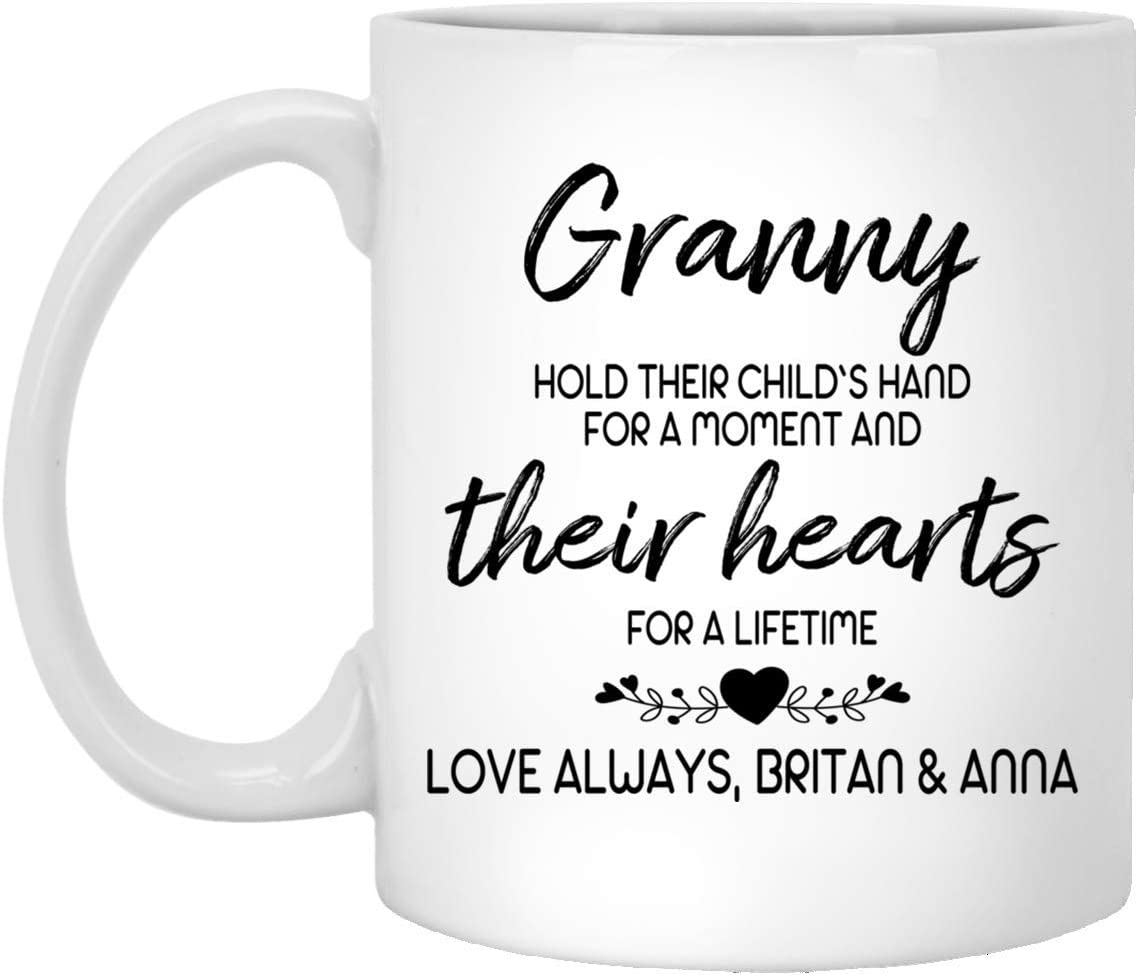 Personalized Granny Coffee Mug – Coffee Mug For Granny – Coffee Mug For Mothers – Family Coffee Mug – Mother’S Day Gif 11Oz