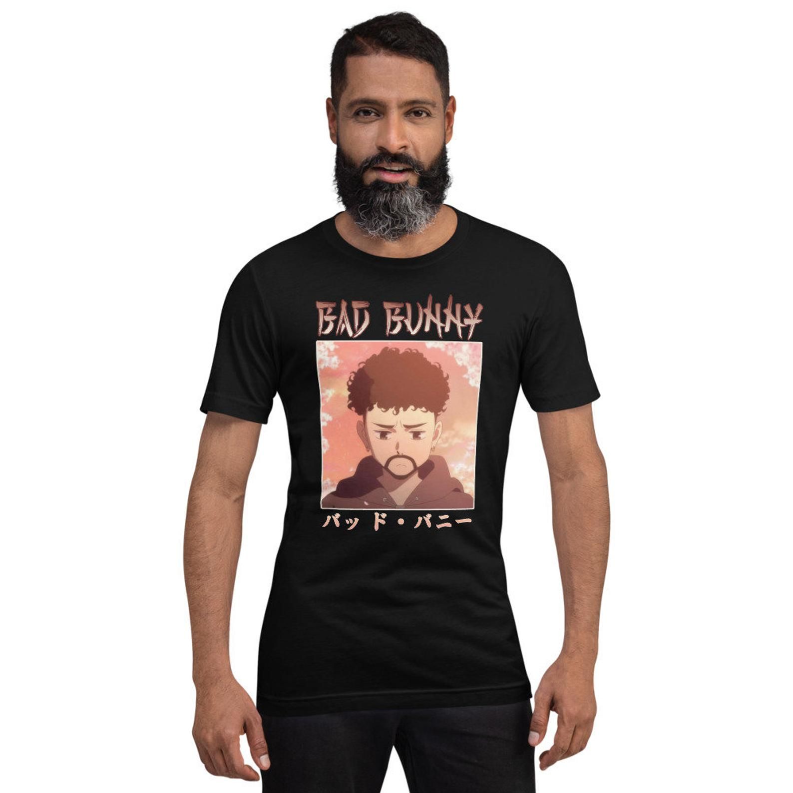 Bad Bunny Yonaguni Unisex T Shirt | Bad Bunny Yonaguni Inspired Shirt | Yonaguni Anime Shirt | Bunny Yonaguni Song