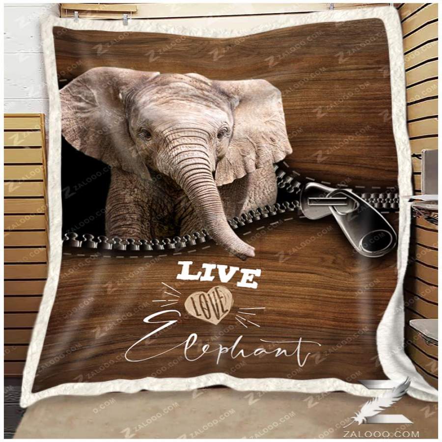 Zalooo – Elephant Blanket – Live Love Elephant