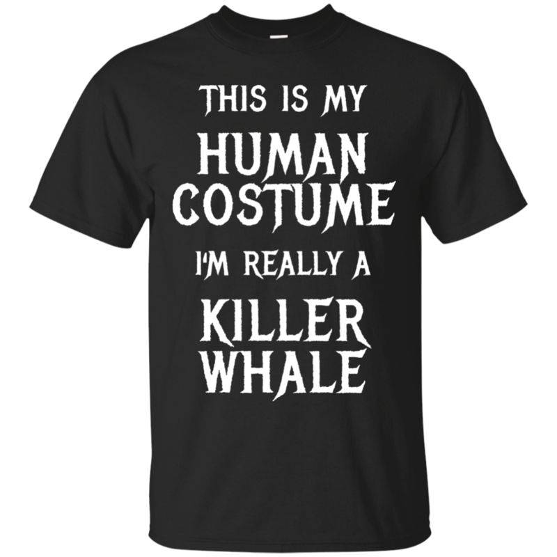 Killer Whale Halloween Costume Shirt Easy Funny Kids Adults