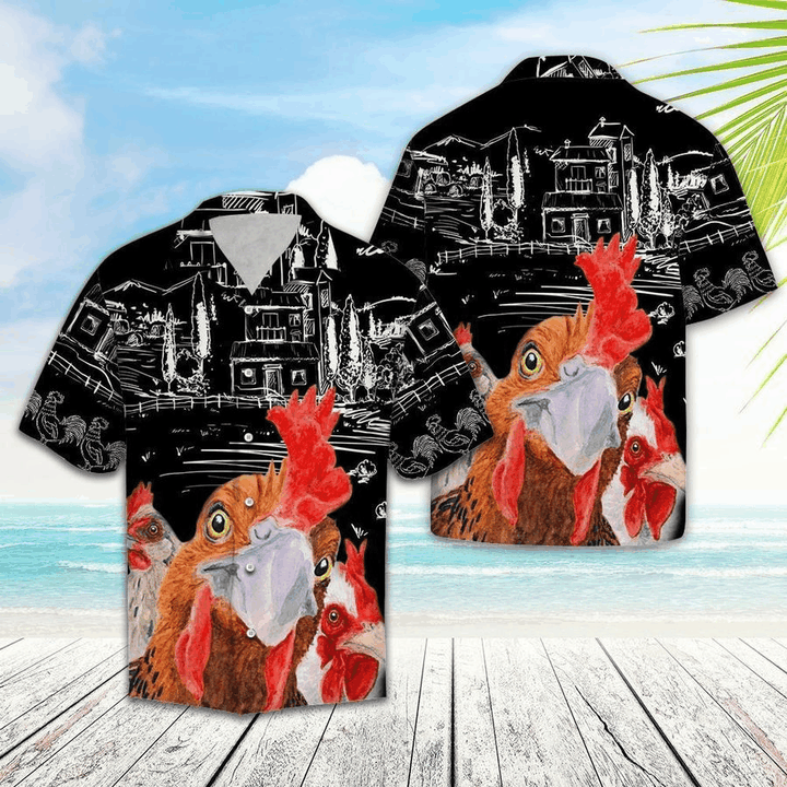 Rooster Lovers Hawaii Shirt Ha34795