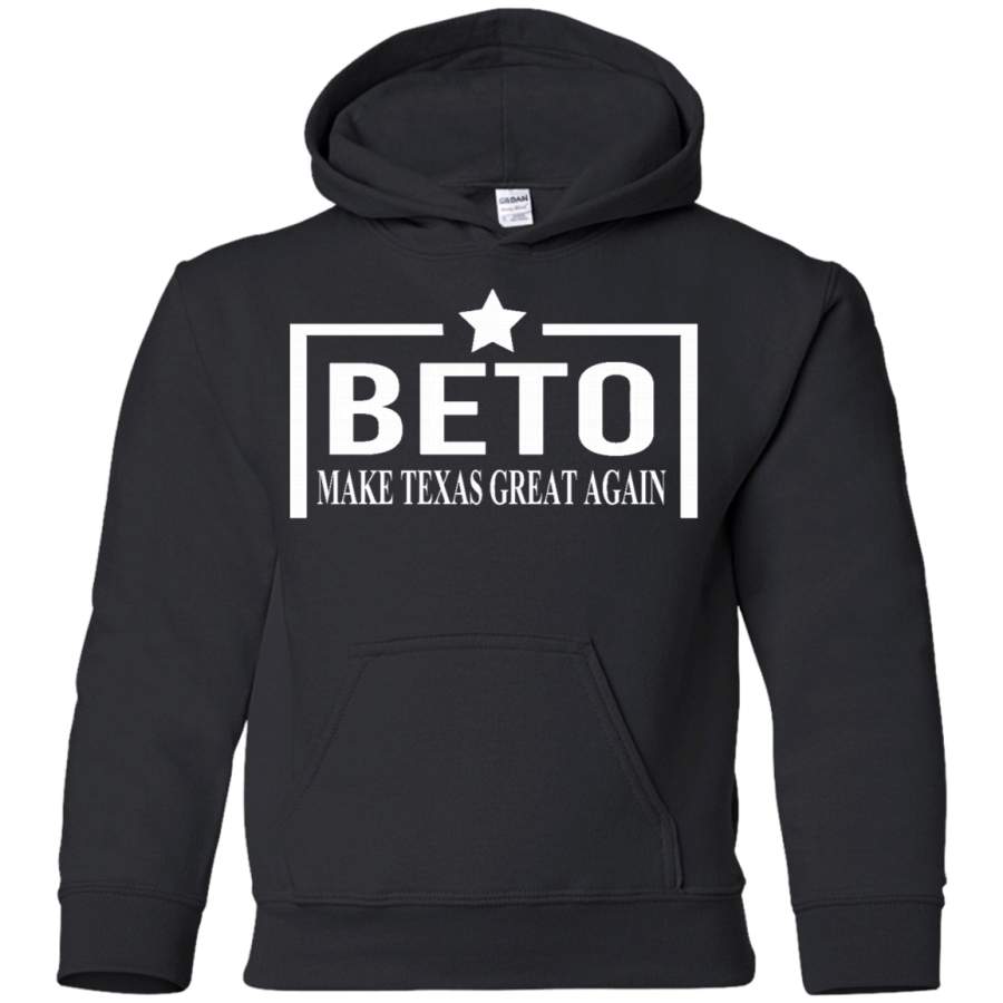 AGR beto make texas great again Youth Pullover Hoodie