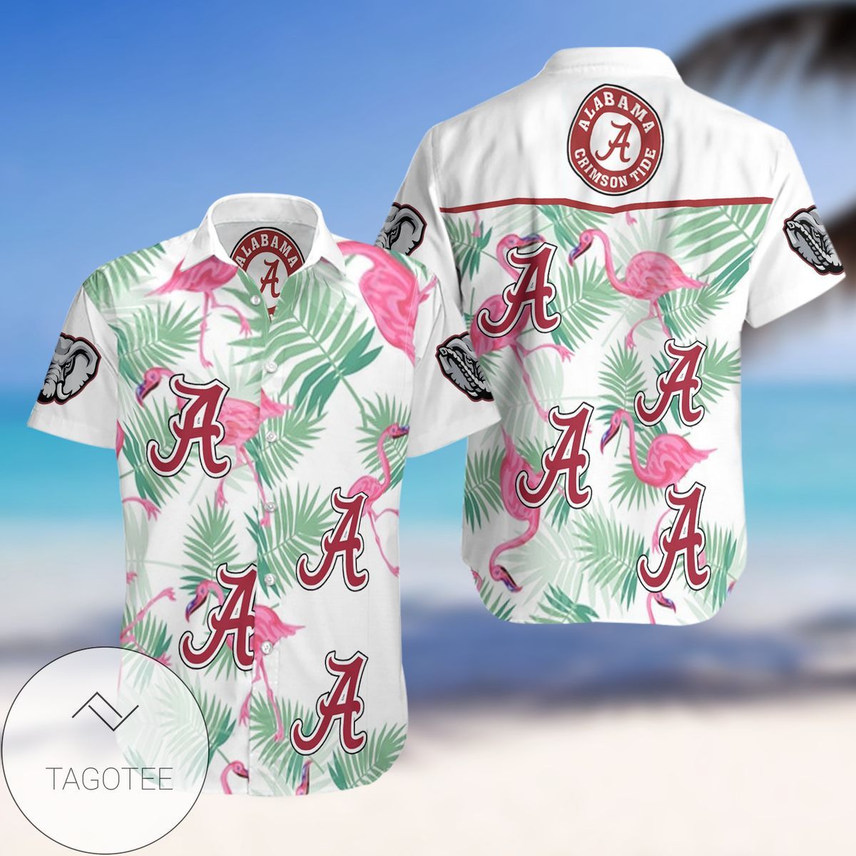 NCCA Alabama Crimson Tide Hawaiian Shirt V9 Aloha Shirt