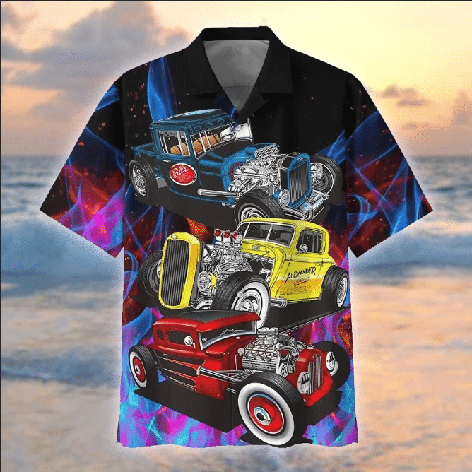 Hot Rod Hawaii Shirt Unisex Adult Ha20101