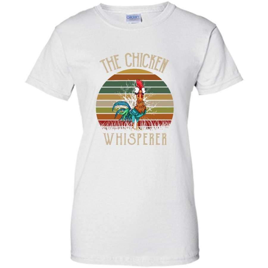 The Chicken Whisperer Classic Vintage Retro Design – Gildan Women Shirt