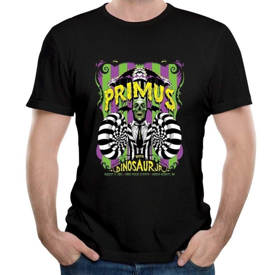 Primus Rock Band Concert Poster Colorful Offensive Mens T-Shirt