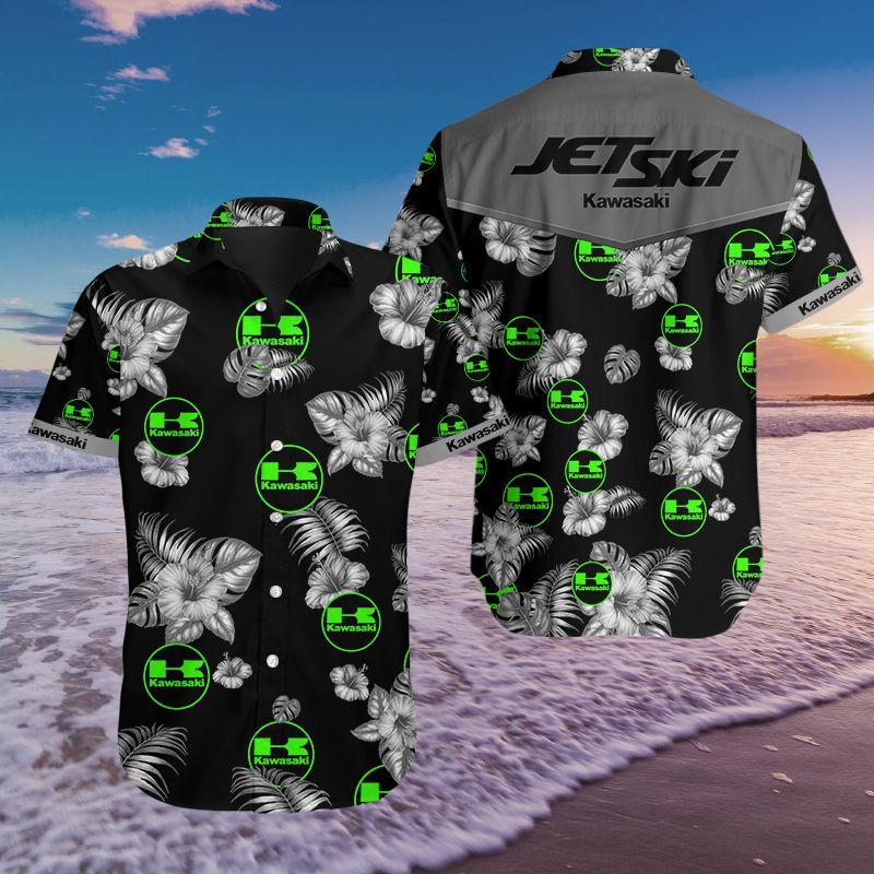 3D All Over Printed Jet Ski An-Nh Hawaiian Shirts Ver 1 (Grey)